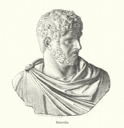 Caracalla, Roman emperor by German School