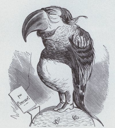 Caricature of Napoleon III of France as a Parrot (lithograph) by German School
