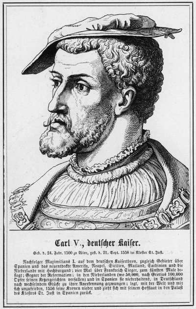 Charles V, Holy Roman Emperor by German School