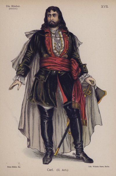 Carl, from Die Rauber (The Robbers) by Friedrich Schiller by German School