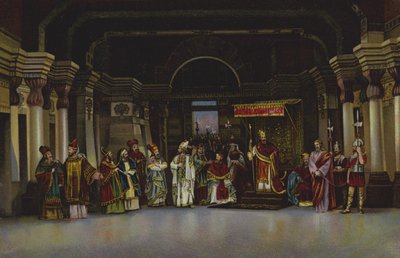Christ before Herod by German School