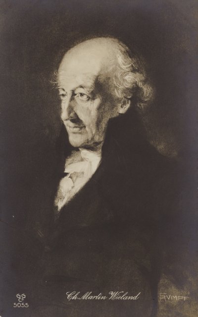 Christoph Martin Wieland (1733-1813), German Poet, Writer and Translator by German School