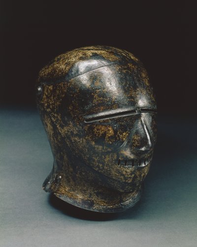 Closed sallet with grotesque face, or Schembart visor, Nuremberg, c.1500 by German School