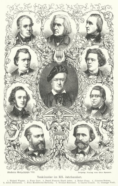 Composers of the 19th Century by German School