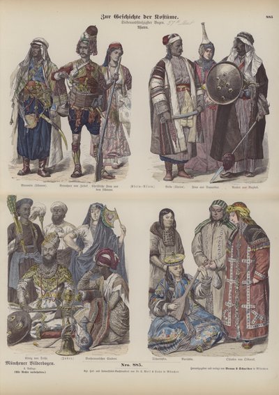 Costumes of Asia by German School