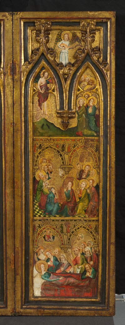 Crucifixion Triptych (right wing) by German School