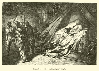Death of Wallenstein by German School