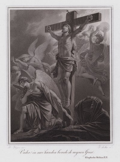 Father! Into your hands I commend my spirit. Jesus on the Cross by German School