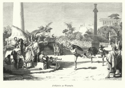 Festival in Olympia, Ancient Greece by German School