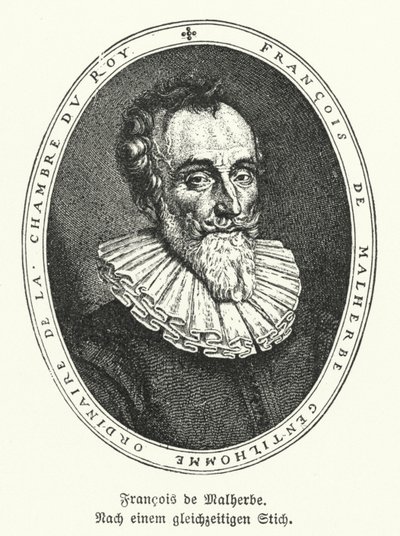 Francois de Malherbe, French poet and translator by German School