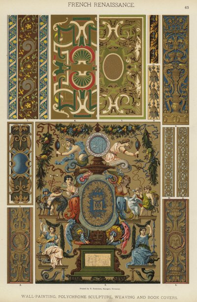 French Renaissance, Wall Painting, Polychrome Sculpture, Weaving and Book Covers by German School