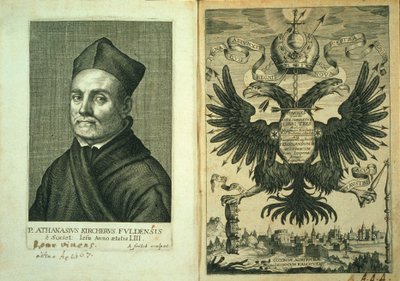 Frontispiece to Magnes sive de Arte Magnetica Opus Tripartitum by Athanasius Kircher, 1643 by German School