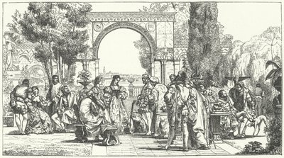 Garden in Renaissance Florence by German School