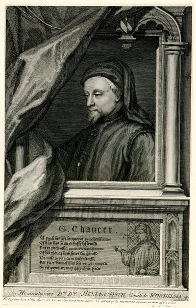 Geoffrey Chaucer by German School
