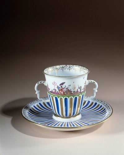 Mug with Trembleuse Decorated in Porcelain from Meissen by German School