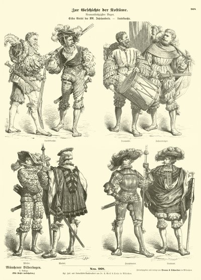 German Landsknechte, Early 16th Century by German School