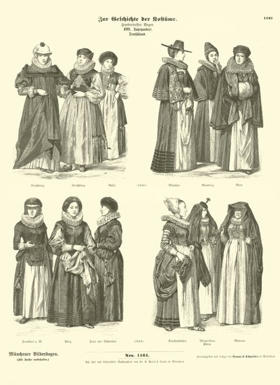 German Costumes, 17th Century by German School