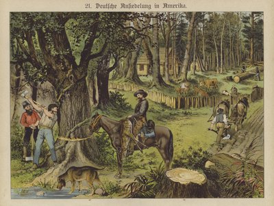 Germans in America by German School