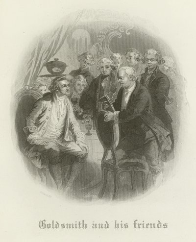 Goldsmith and His Friends by German School