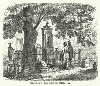 Grave of the German poet Friedrich Gottlieb Klopstock, Ottensen, Hamburg by German School