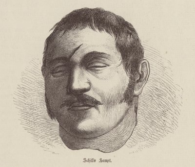 Head of Ferdinand von Schill, Prussian soldier who rebelled against French occupation by German School