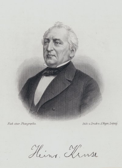 Heinrich Kruse, German dramatist and publicist by German School