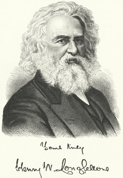 Henry Wadsworth Longfellow, American poet and professor by German School