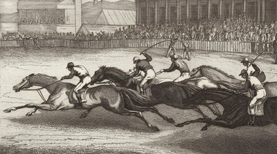 Horse racing in England by German School