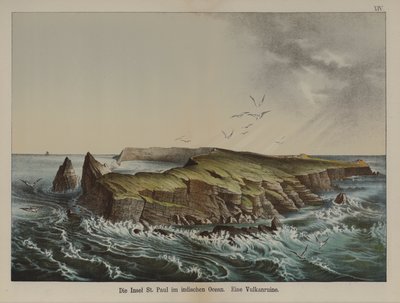 Ile Saint-Paul, volcanic island in the Indian Ocean by German School