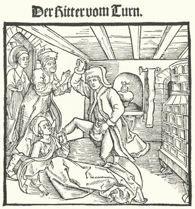 Illustration from The Book of the Knight of the Tower by Geoffroy IV de la Tour Landry by German School