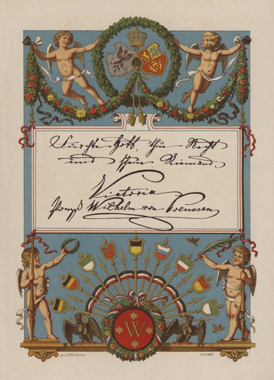Illustration from Tochter-Album by German School