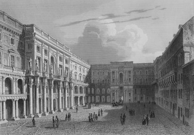 Inner Courtyard of the Royal Palace, Berlin by German School