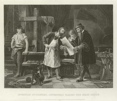 Invention of Printing by German School