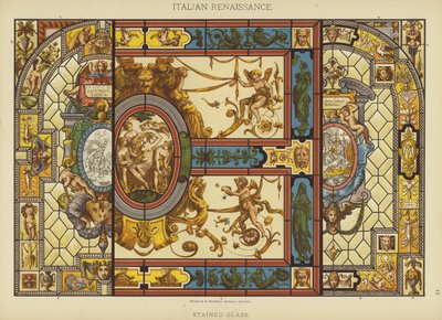 Italian Renaissance, Stained Glass by German School