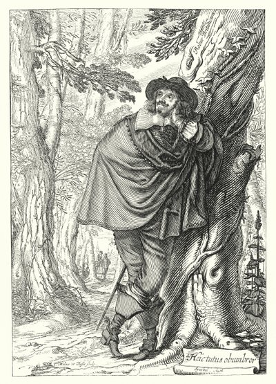 James Howell, Anglo-Welsh Historian and Writer (engraving) by German School