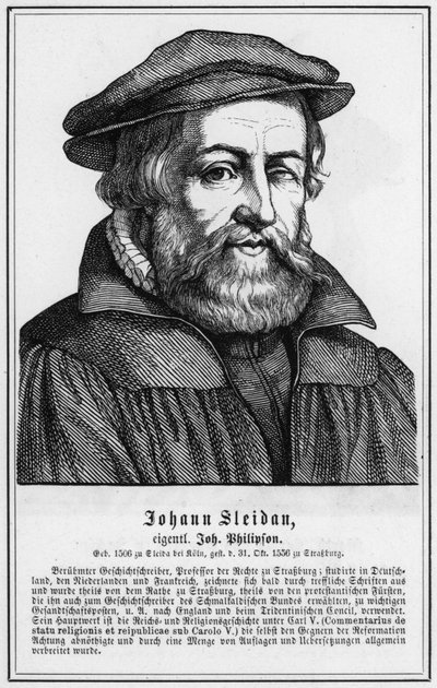 Johann Sleidan by German School