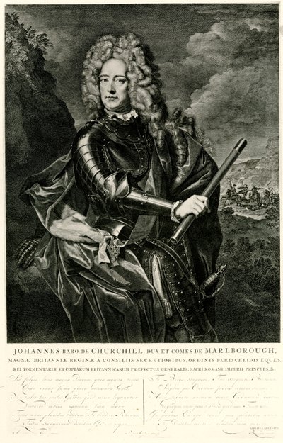 John Churchill by German School
