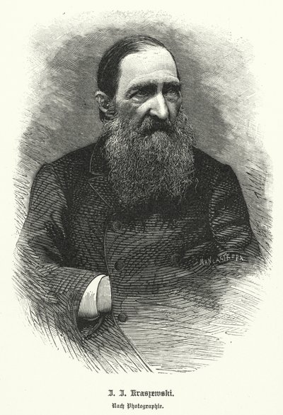 Jozef Ignacy Kraszewski, Polish historian and novelist by German School