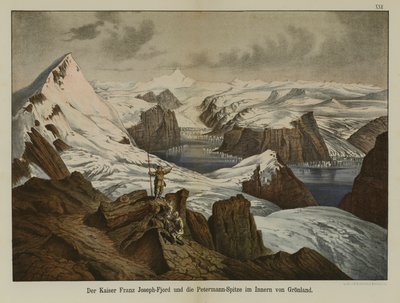 Kaiser Franz Joseph Fjord and Petermann Peak, Greenland by German School