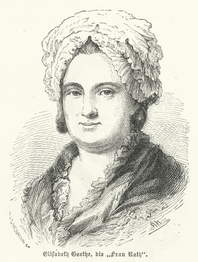 Katharina Elisabeth Goethe, Mother of German Author Johann Wolfgang Goethe by German School