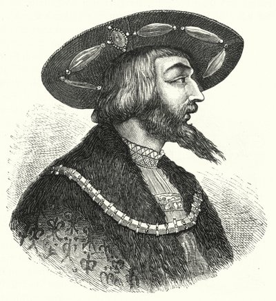 King Louis II of Hungary (engraving) by German School