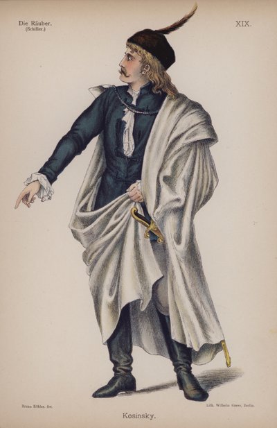Kosinsky, from Die Rauber (The Robbers) by Friedrich Schiller by German School