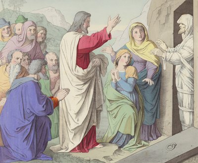Lazarus Returned to Life by German School