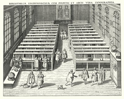 Library of the University of Leiden by German School