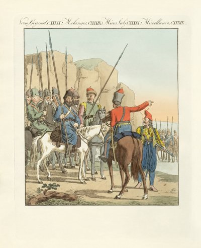 Light Russian irregular cavalry by German School