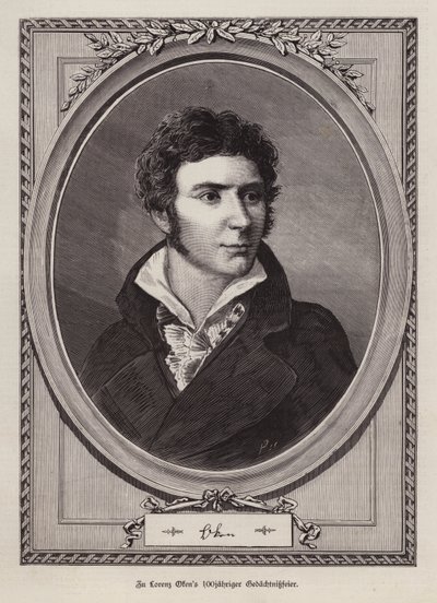 Lorenz Oken, German naturalist, botanist, biologist and ornithologist by German School