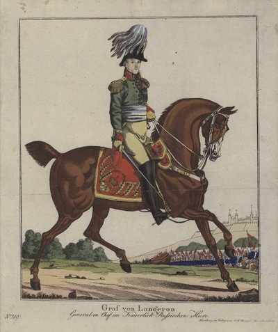 Louis Alexandre Andrault de Langeron, French General in the Russian Army by German School