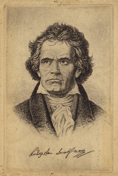 Ludwig van Beethoven, German composer and pianist by German School