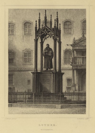 Luther, Wittenberg by German School