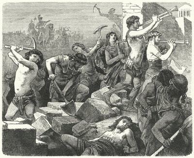 Lysander orders the walls of Athens to be torn down by German School